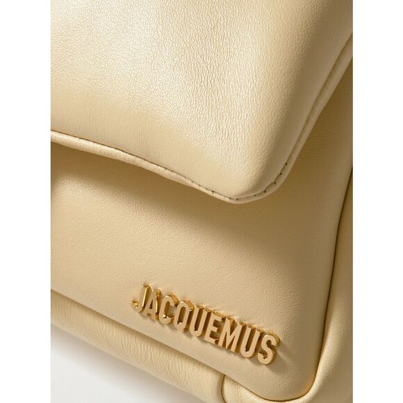 Jacquemus Le Bambimou Padded Leather Shoulder Bag - Ivory $1195 - Picture 4 of 15
